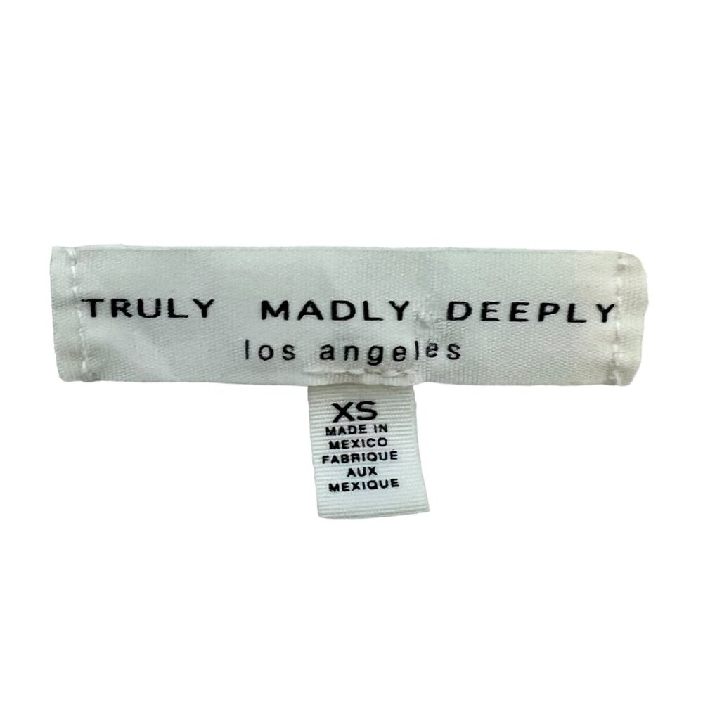 Truly Madly Deeply Peplum tank top - Picture 2 of 4